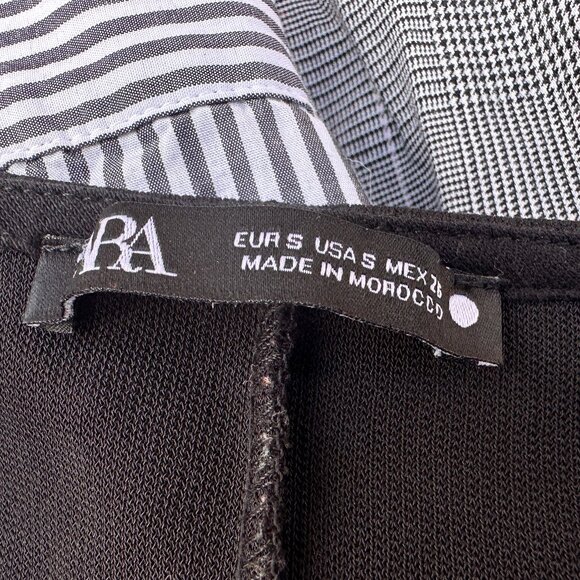 EUC Zara Mixed Media Prairie Core Midi-Dress - Picture 8 of 8